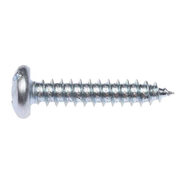 Zenith Self Tapping Screws Pan Head Zinc Plated 10G x 25mm - 100 Pack