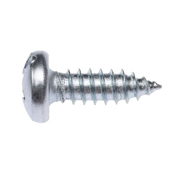 Zenith Self Tapping Screws Pan Head Zinc Plated 14G x 18mm - 100 Pack