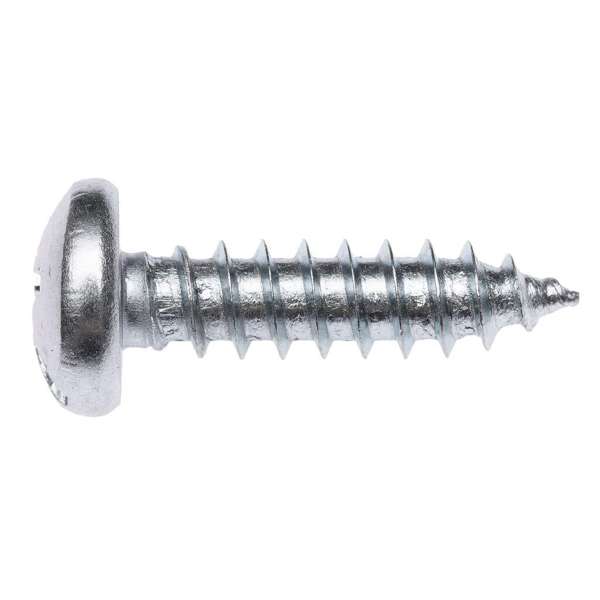 Zenith Self Tapping Screws Pan Head Zinc Plated 10G x 18mm - 100 Pack