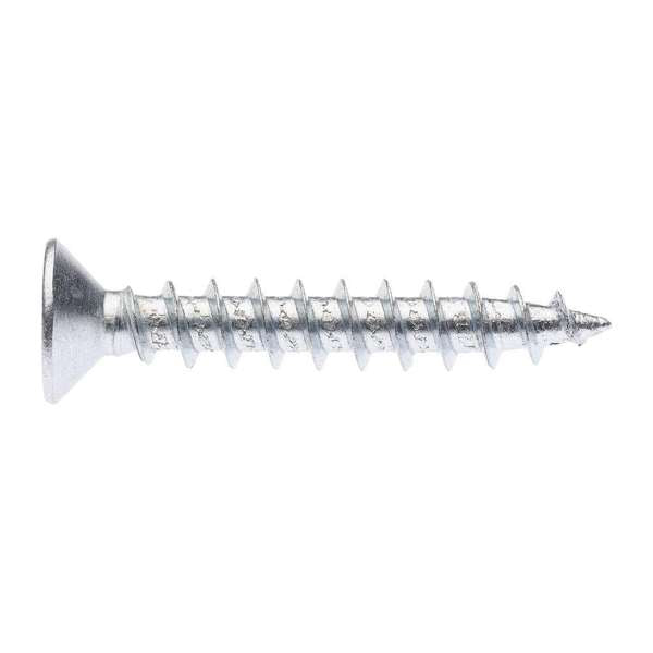 Zenith Timber Screws Countersunk Zinc Plated 10G x 30mm - 100 Pack