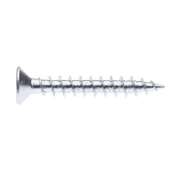 Zenith Timber Screws Countersunk Zinc Plated 8G x 30mm - 100 Pack