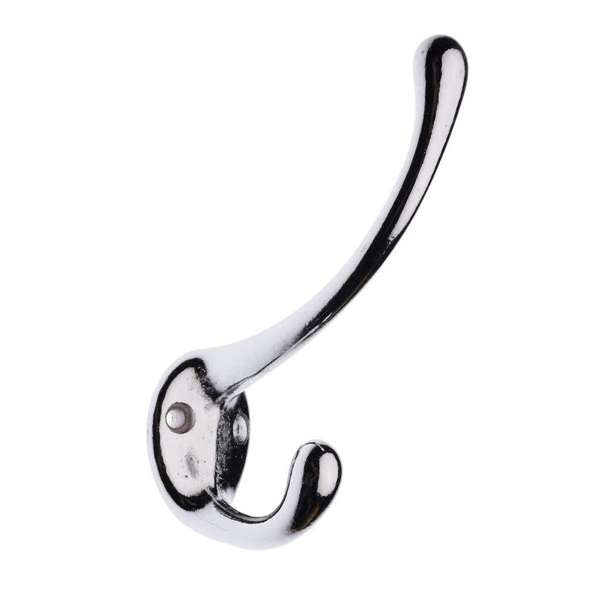 Zenith Narrow Style Hat & Coat Hook Chrome Plated 110mm