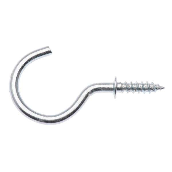 Zenith Cup Hooks Zinc Plated 32 x 3mm - 4 Pack