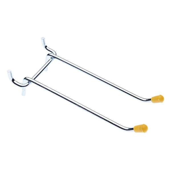 Zenith Pegboard Hooks Double 100mm - 2 Pack