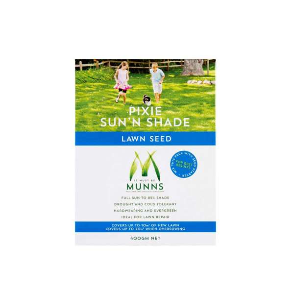 Munns Pixie Sun & Shade Lawn Seed 400g