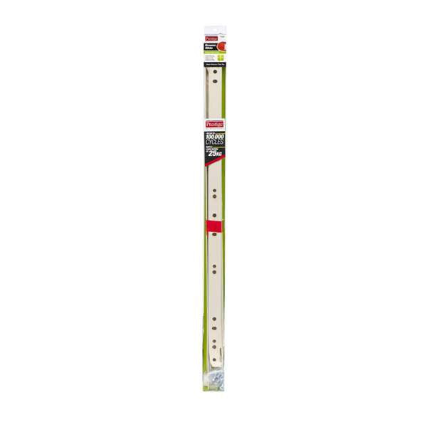 Prestige Drawer Slide Metal White 550mm - 2 Pack