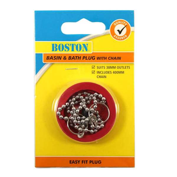 Boston Basin & Plug Sink 38mm with Chain 400m