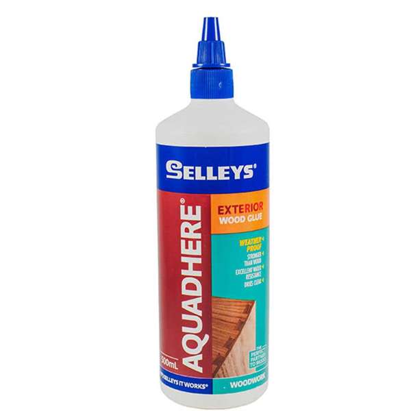 Selleys Aquadhere PVA Wood Glue Exterior Adhesive 500ml