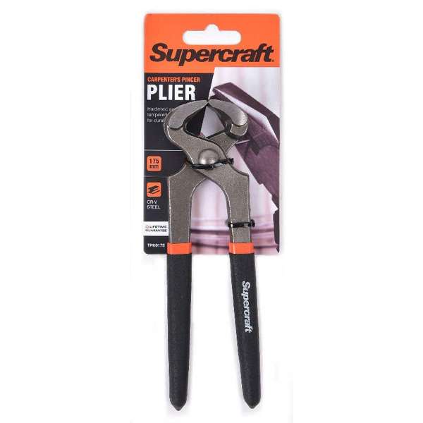 Supercraft Carpenter's Pincer Plier 175mm