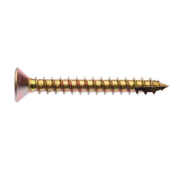 Zenith Timber Screws Countersunk Gold Passivated 10G x 40mm - 50 Pack