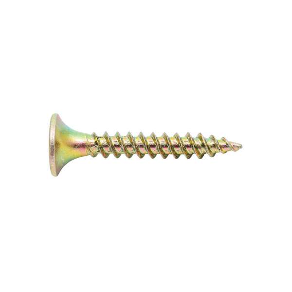 Zenith Plasterboard Screws Philips Drive Gold Passivated 6G x 25mm - 100 Pack