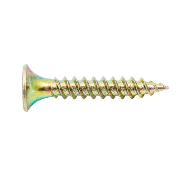 Zenith Plasterboard Screws Philips Drive Gold Passivated 7G x 25mm - 100 Pack