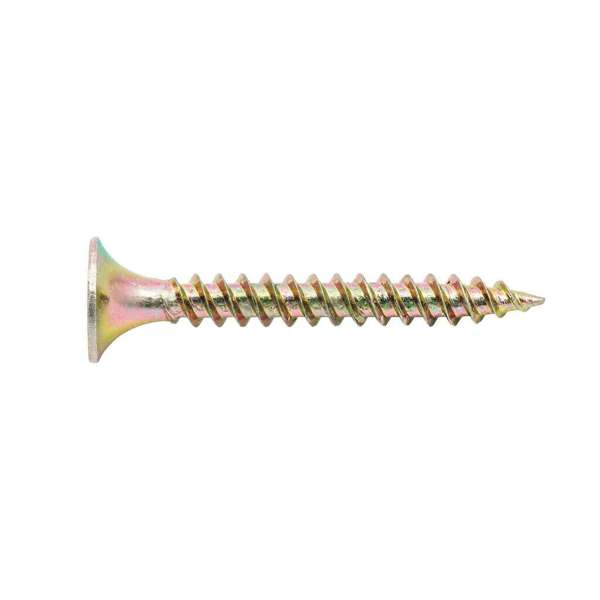 Zenith Plasterboard Screws Philips Drive Gold Passivated 6G x 30mm - 100 Pack