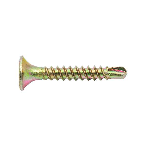 Zenith Plasterboard Screws Philips Drive Gold Passivate 6G x 25mm - 100 Pack