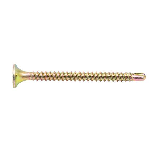 Zenith Plasterboard Screws Philips Drive Gold Passivate 6G x 45mm - 100 Pack