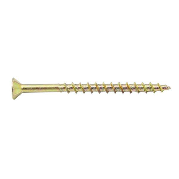 Zenith Chipboard Screw Philips Drive Gold Passivated 10G x 65mm - 50 Pack