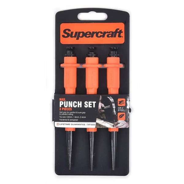 Supercraft Nail Punch Set Of 3