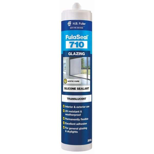 H.B. Fuller FulaSeal 710 Glazing Silicone Translucent 300g