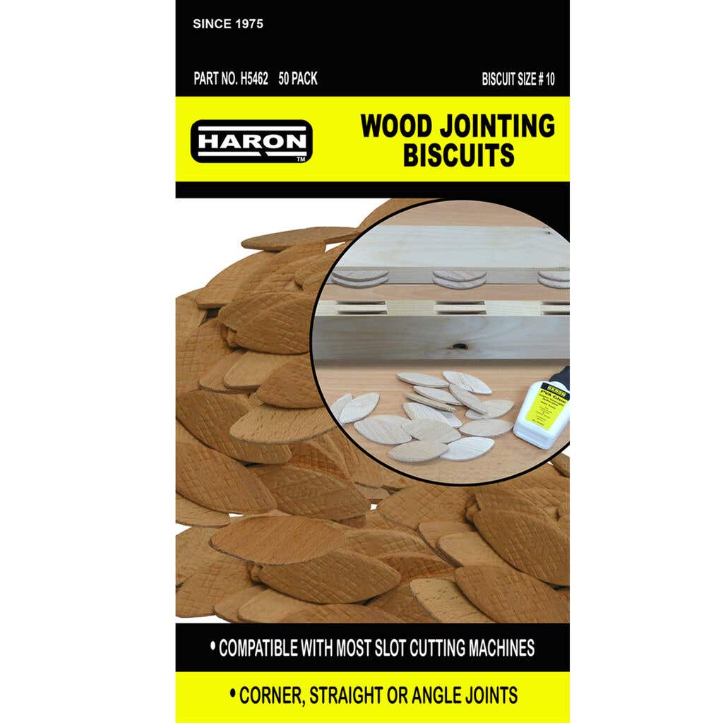 Haron Wood Jointing Biscuits No.10 50 Piece Pack