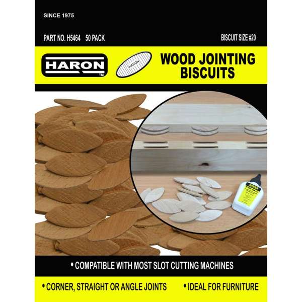 Haron Wood Jointing Biscuits No.20 ‚Äö√Ñ√Æ 50 Piece Pack