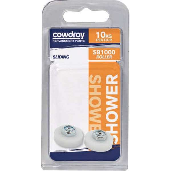 Cowdroy Flat Wheel & Screw 19mm - 2 Pack