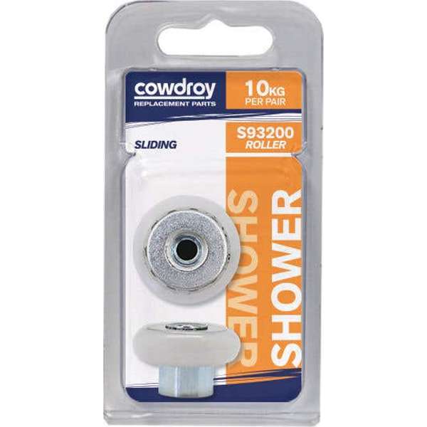 Cowdroy Convex Wheel & Screw 19mm - 2 Pack