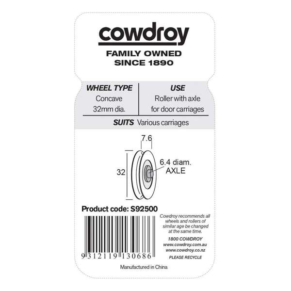 Cowdroy Concave Wheels 32mm