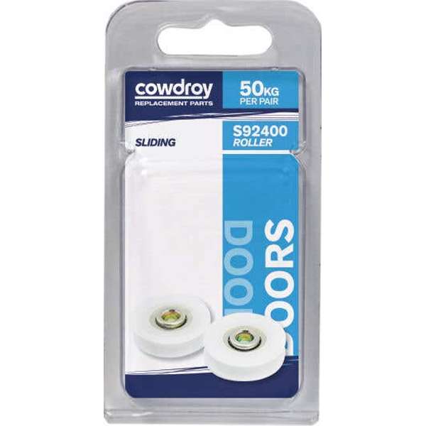 Cowdroy Concave Wheel Roller with Bore 32mm - 2 Pack