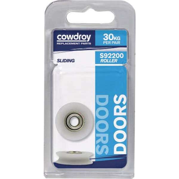 Cowdroy Concave Wheel Roller with Bore 25mm - 2 Pack