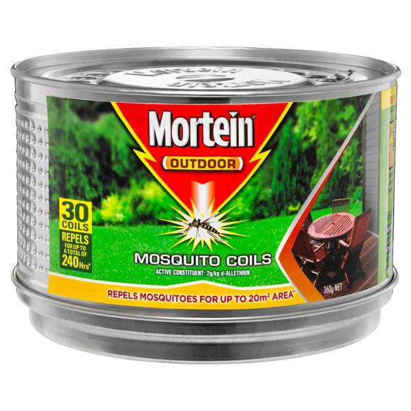 Mortein Outdoor Coil Burner Mosquito Repellent - 30 Pack