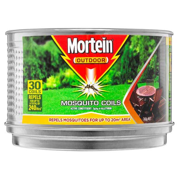 Mortein Outdoor Coil Burner Mosquito Repellent - 30 Pack