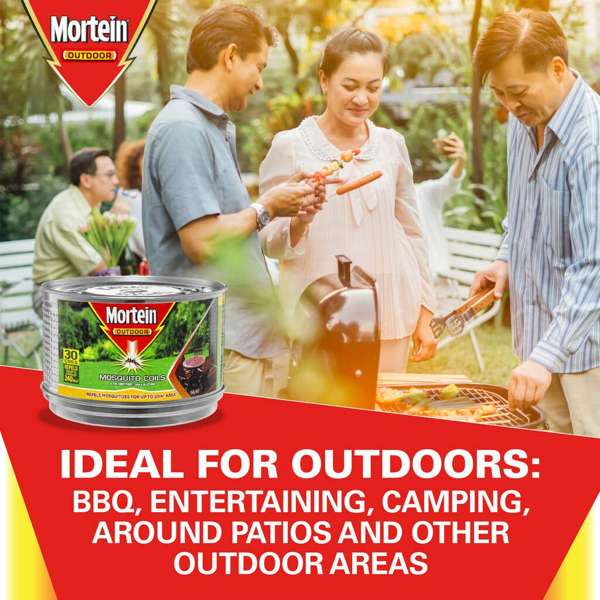 Mortein Outdoor Coil Burner Mosquito Repellent - 30 Pack