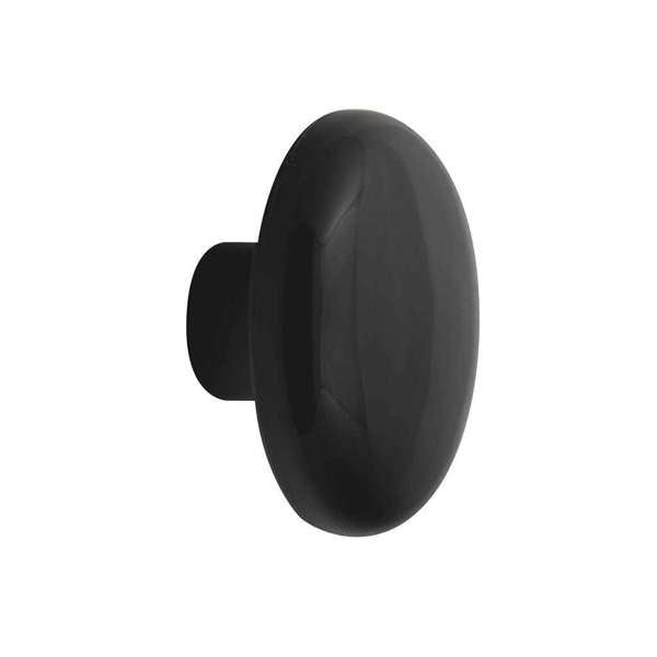 Prestige Mushroom Knob Flat Round Black 41mm