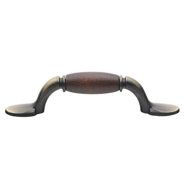 Prestige Antique Timber Brass Handle