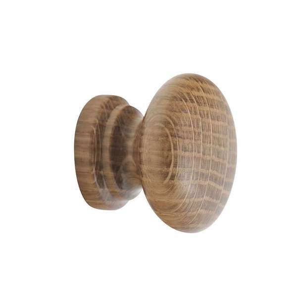 Prestige Mushroom Knob Oak 35mm