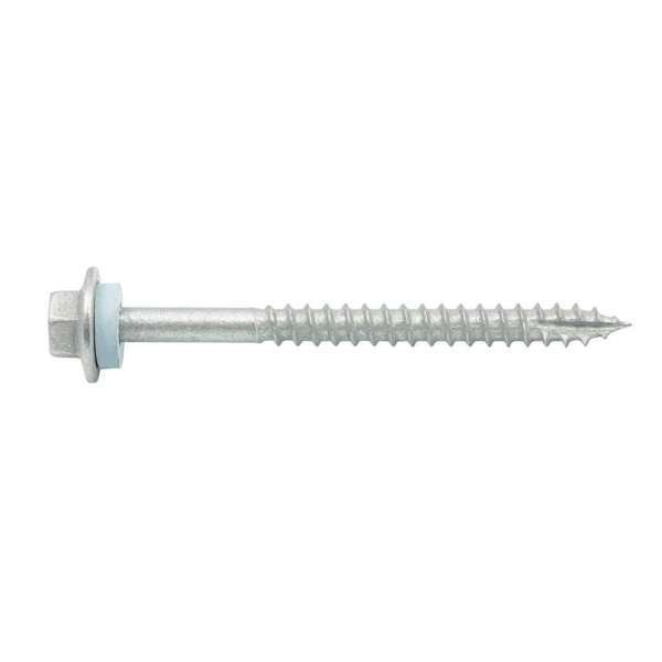 Zenith Timber Screws Hex with Seal Galvanised 12G x 65mm - 50 Pack