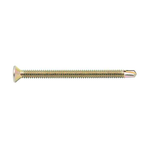 Zenith Metal Screws Countersunk Head Gold Passivated 10G x 65mm - 50 Pack