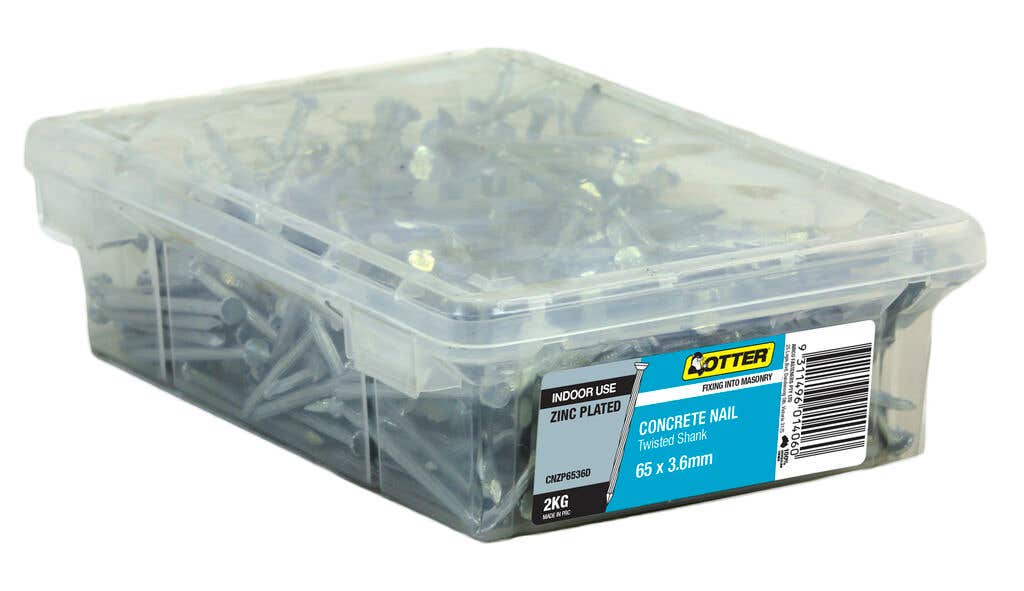 Otter Concrete Nail ZP 65 x 3.6mm 2kg
