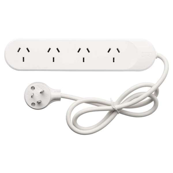 HPM Standard 4 Outlet Power Board White