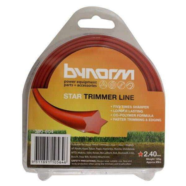 Bynorm Star Whipper Snipper Cord Red 2.4mm 125g