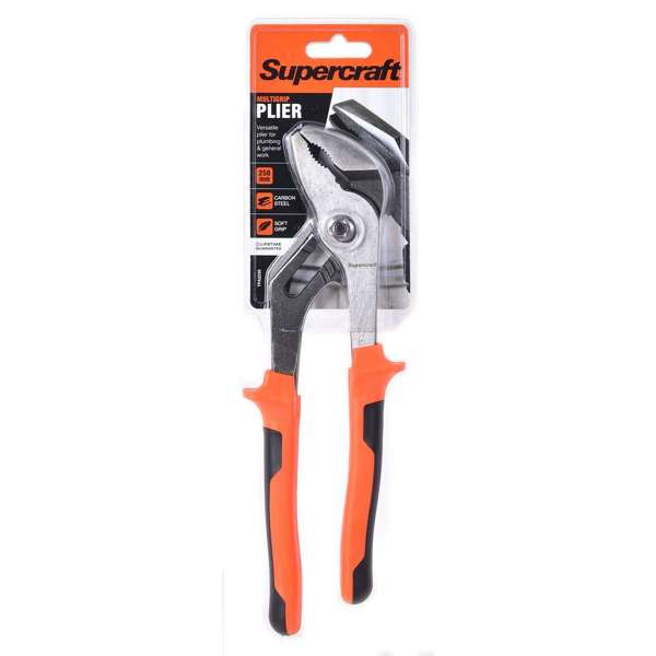 Supercraft Plier Multigrip Carbon Steel 250mm