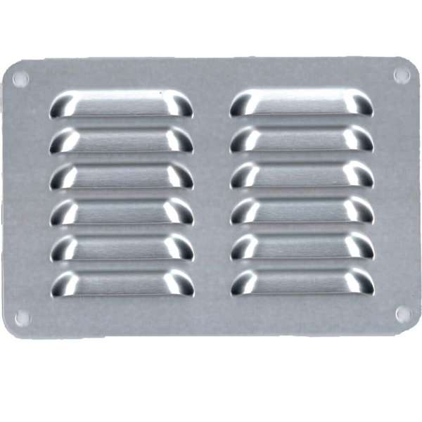 Haron Pressed Aluminium Vent Silver 150 x 100mm