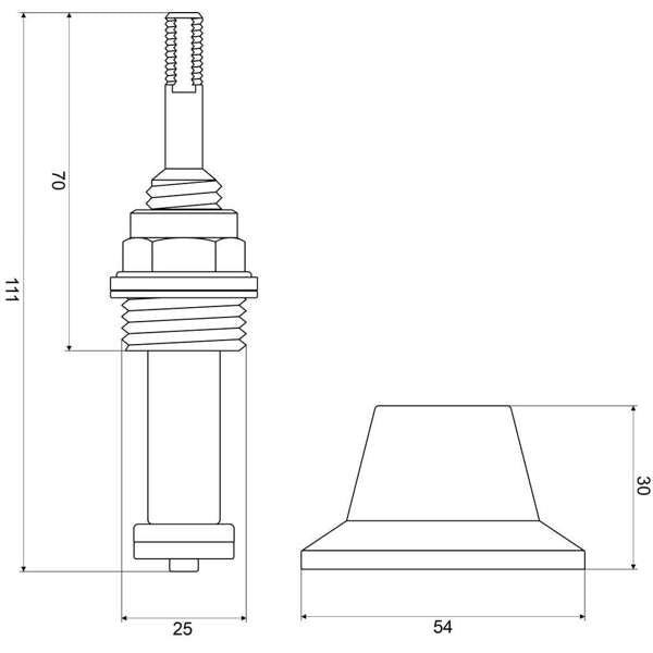 Mildon Deep Seated Spindle & Flange - Ivory