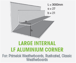 Weathertex Corner (W) Internal Large 3000mm