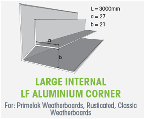 Weathertex Corner W Internal Large 3000mm #149600