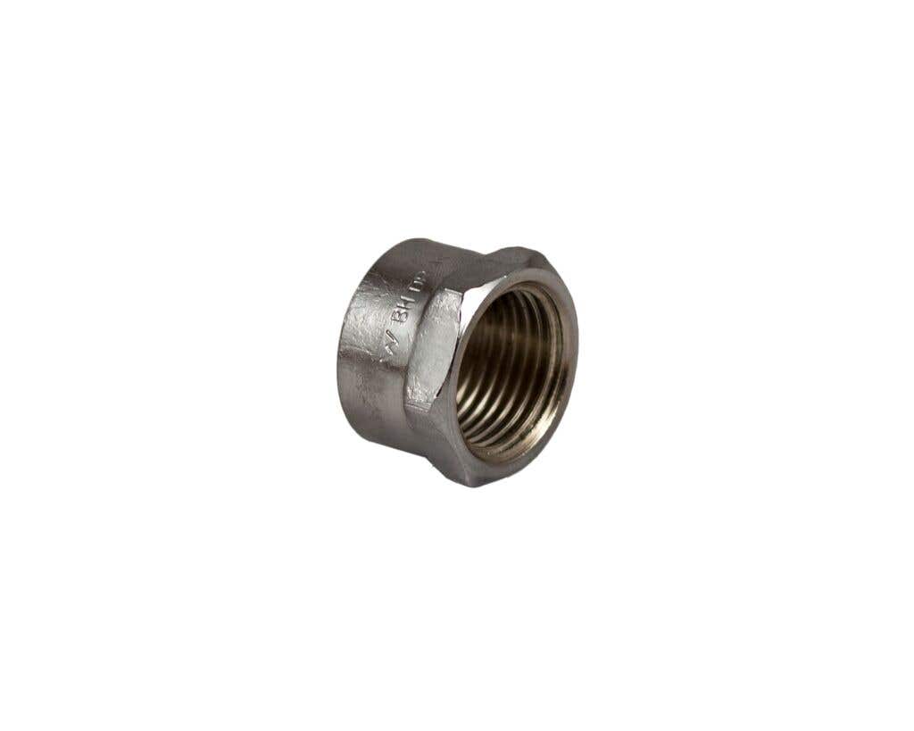 Brasshards Cap Hex Chrome 15mm