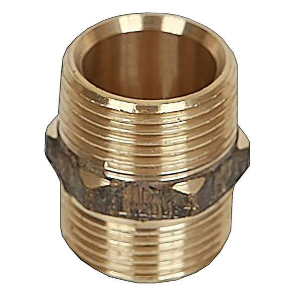 Brasshards Nipple Hex Brass 6mm