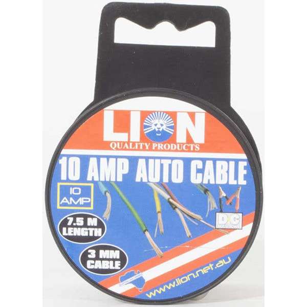 Lion 10A Auto Wire Green 3mm x 7.5m