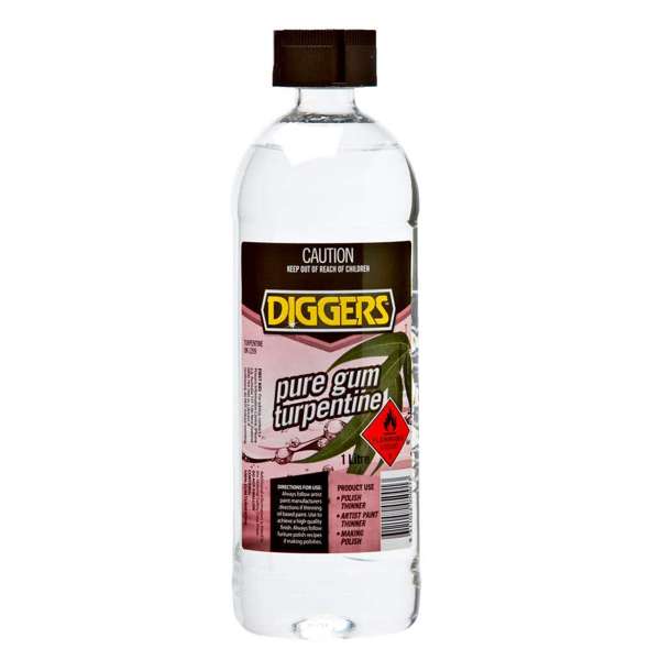 Diggers Pure Gum Turpentine 1L