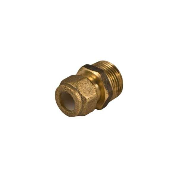 Brasshards Nylon Olive Compression Union Brass 20mm Male x 15mm Compression